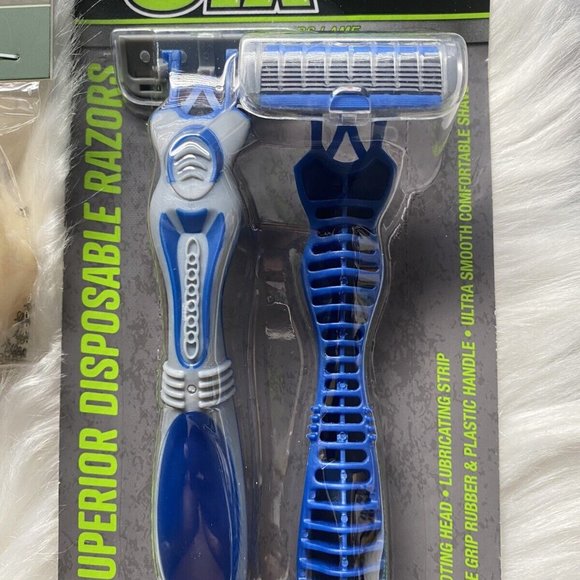 Shaving Grooming Beard 6 Blade Razor Soap Trimming Cape Catcher Barber Apron Kit - Picture 4 of 6